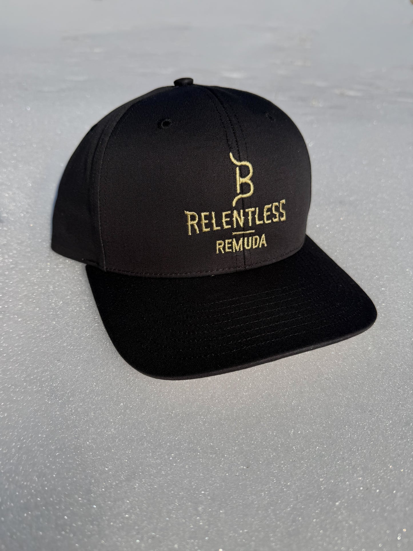 RELENTLESS REMUDA LOGO HAT SOLID BACK