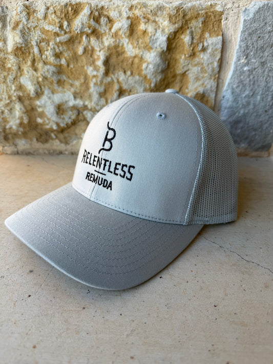 RELENTLESS REMUDA LOGO HATS-MESH BACK